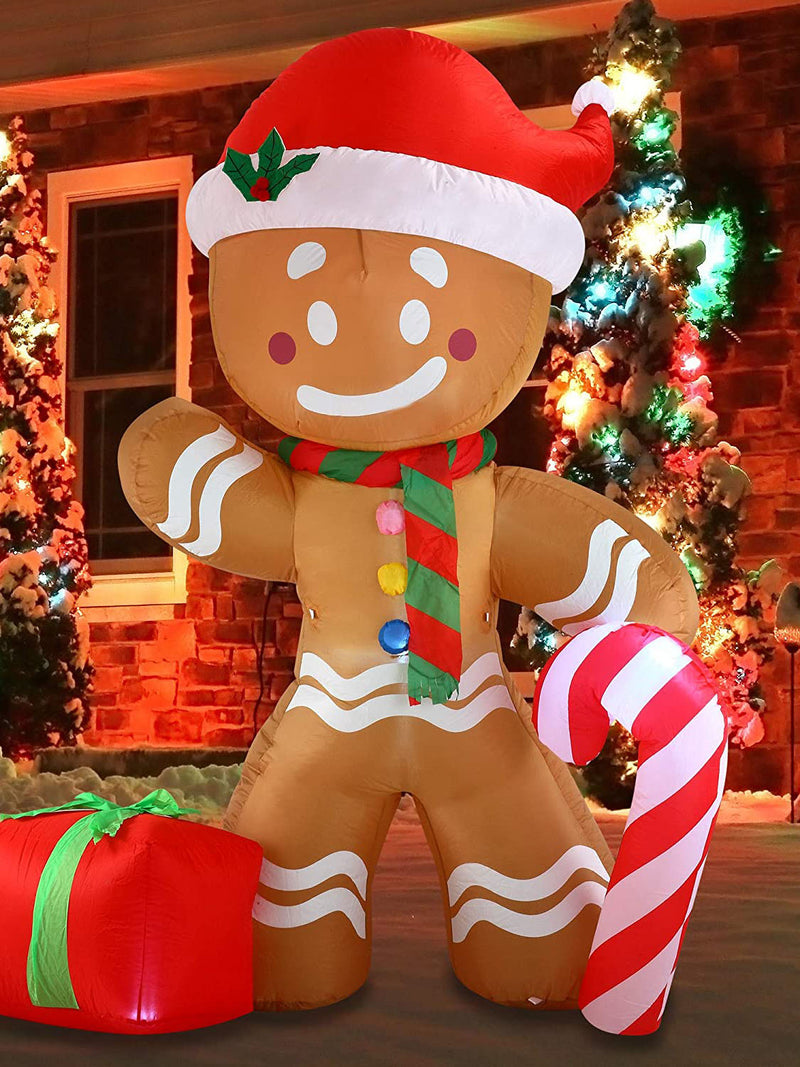 inflatable gingerbread man