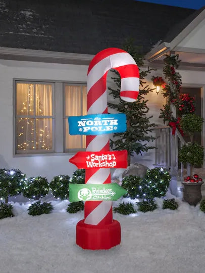 inflatable candy cane