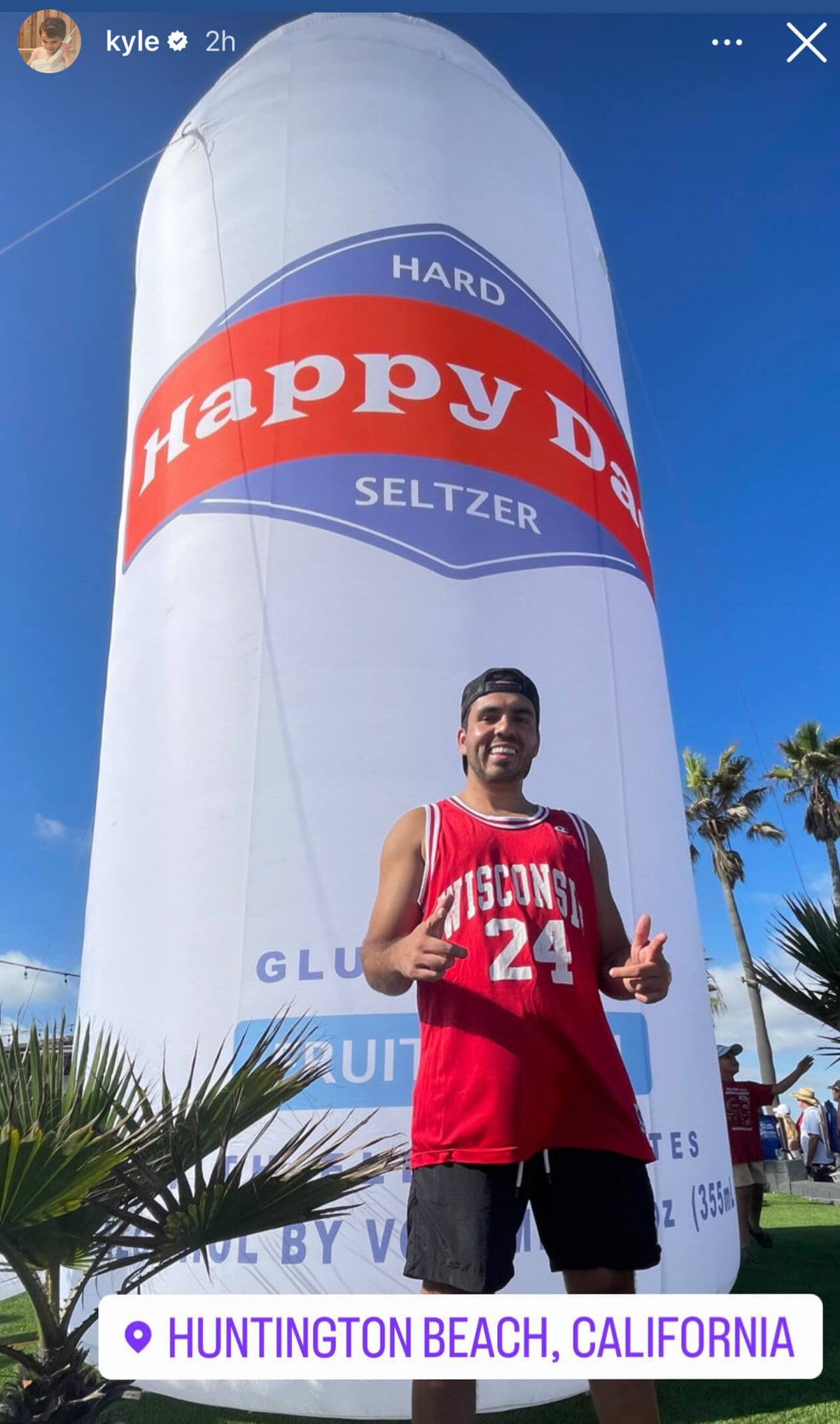 happy dad inflatable can