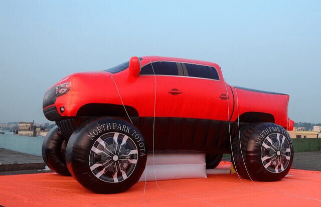 car inflatables truck