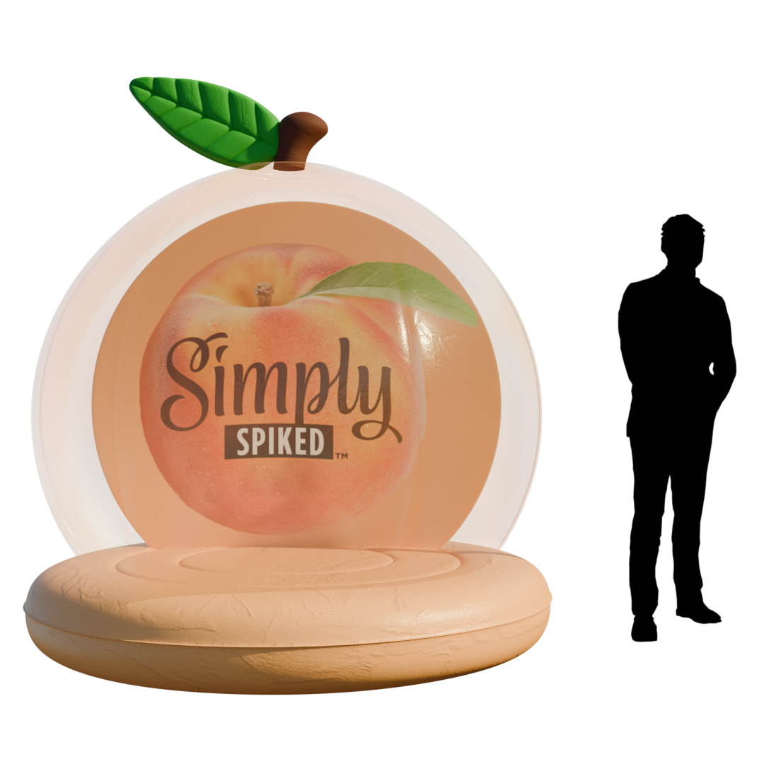 simply spiked snow globe inflatable