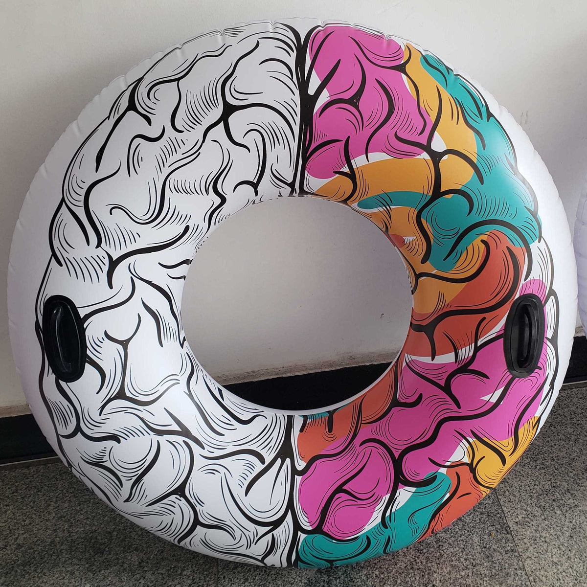 steve aoki custom pool float ring tube