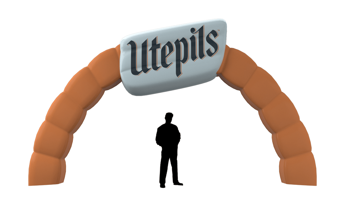 uteplis custom inflatable arch