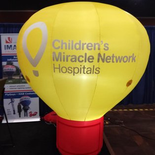 children's miracle network balloon inflatable
