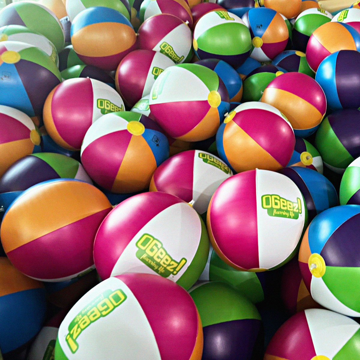 ogeez custom beach balls