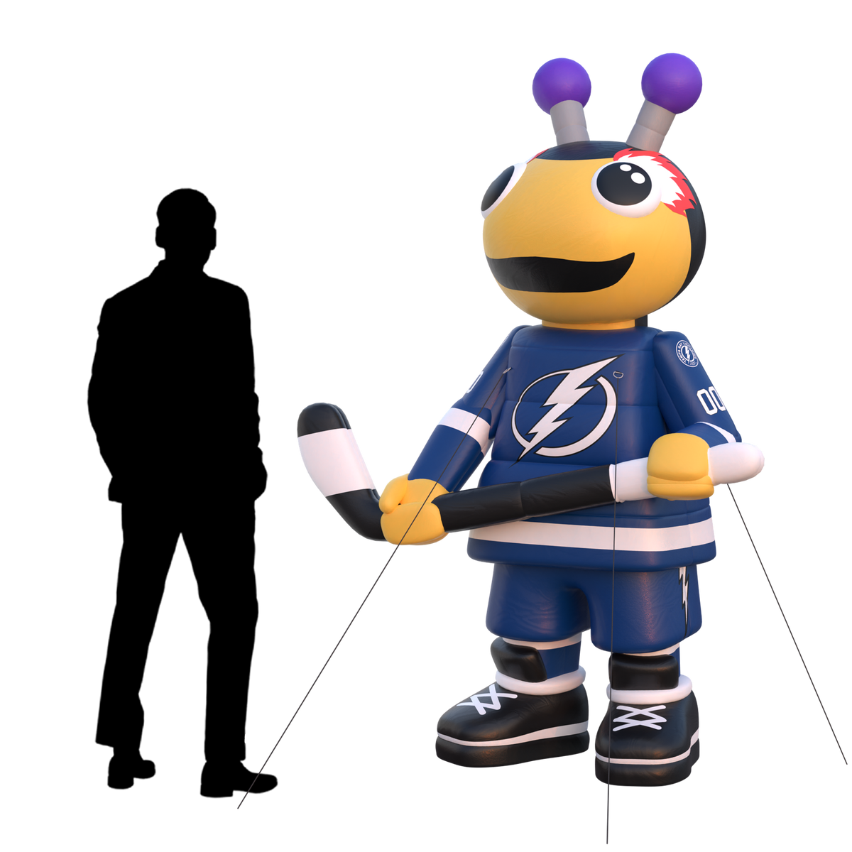 golf character giant inflatable