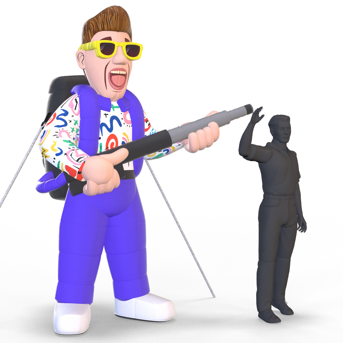 giant humanoid inflatable