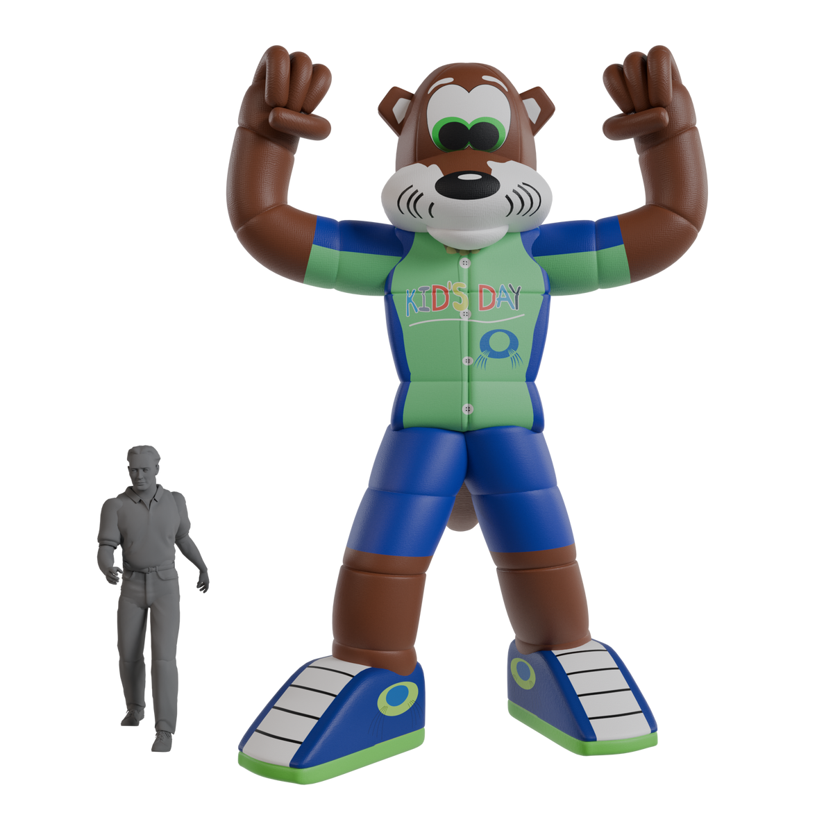 kids day bear giant innflatable