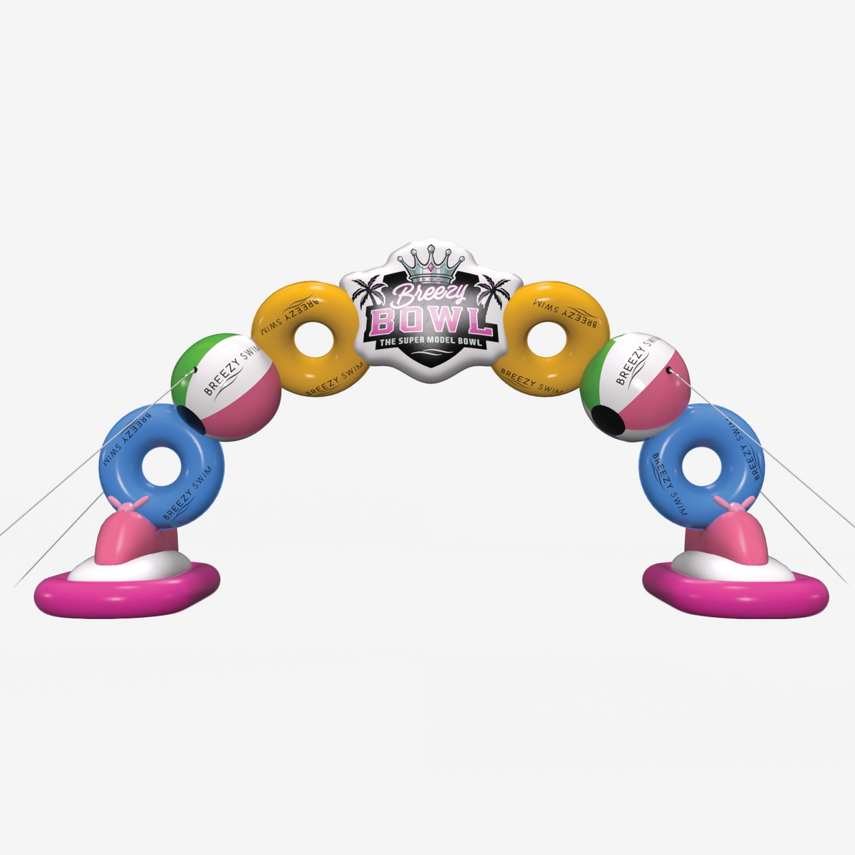 breezy custom blow up arch 