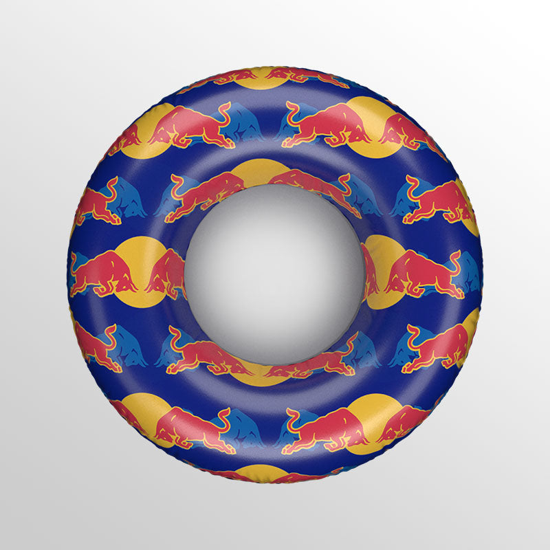 red bull swimming tube