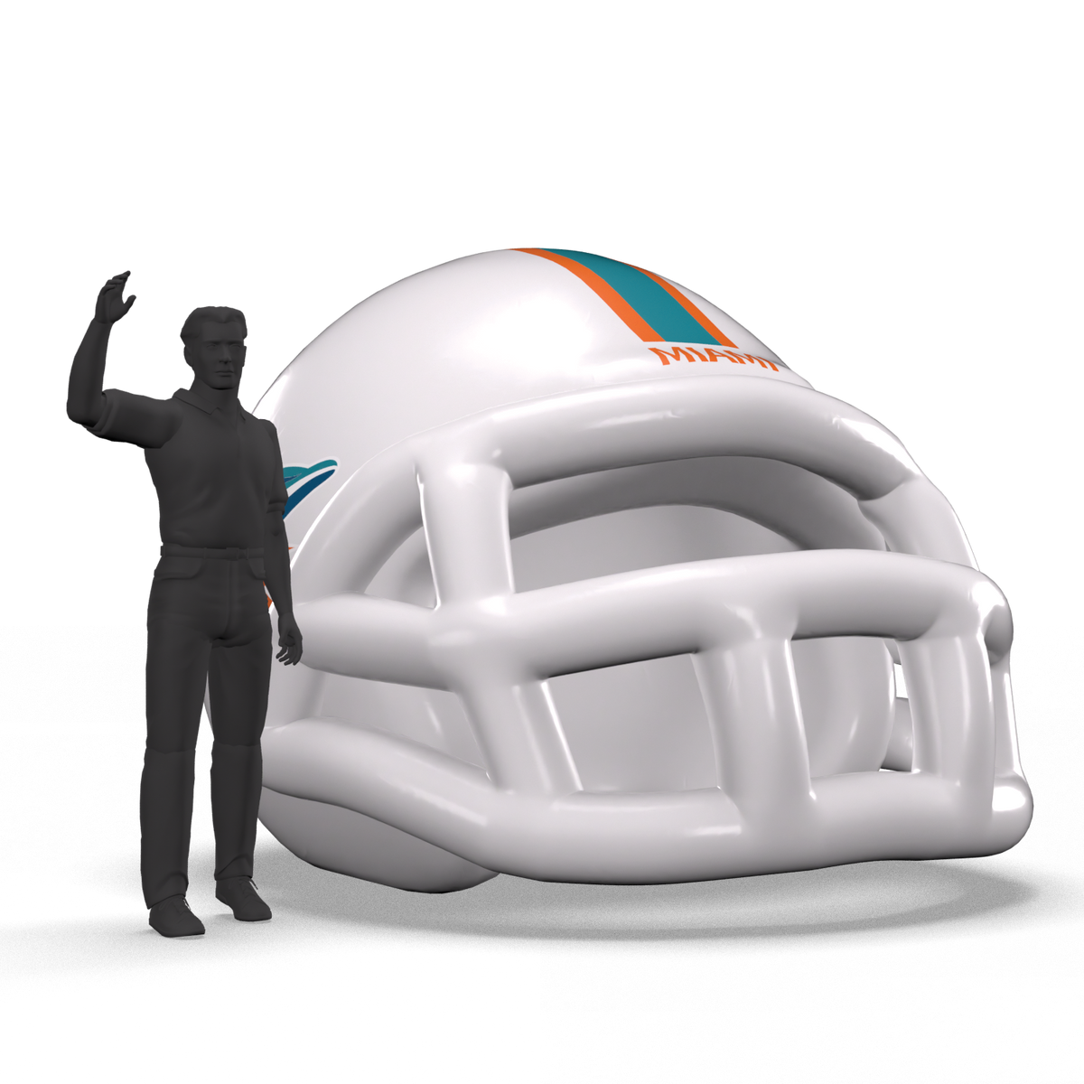 miami dolphins helmet inflatable