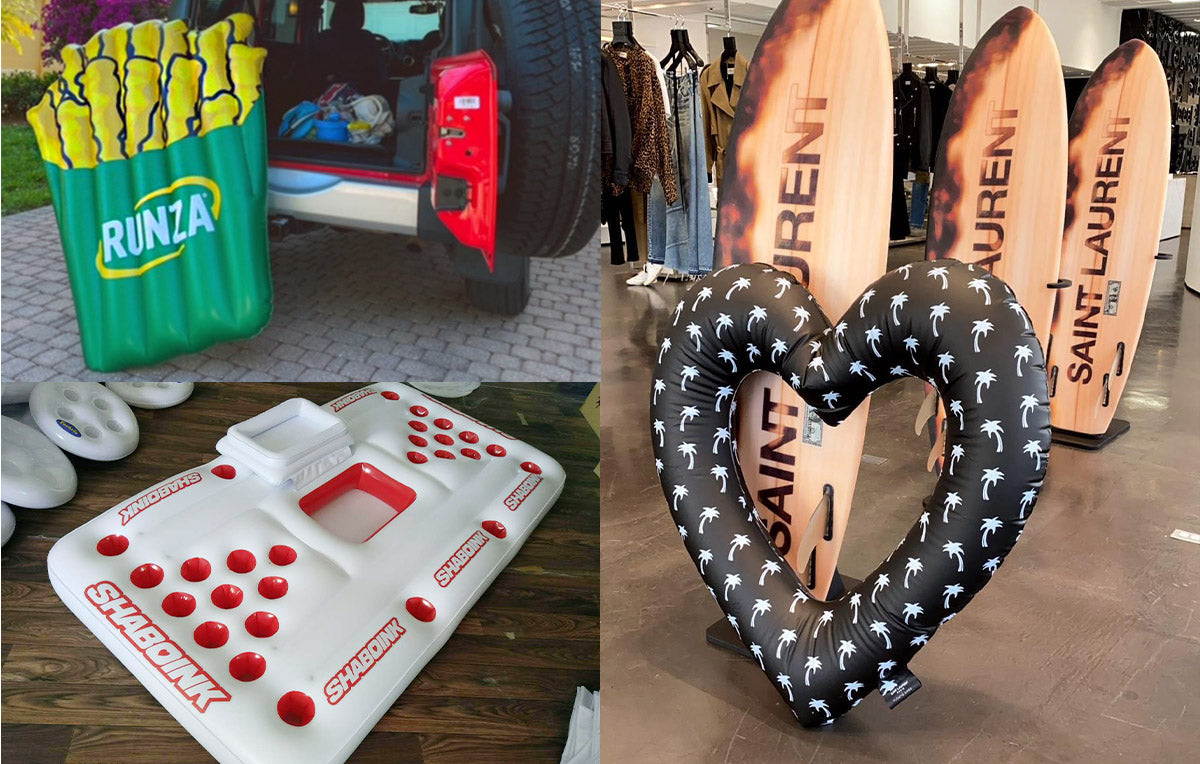 custom inflatable pool floats