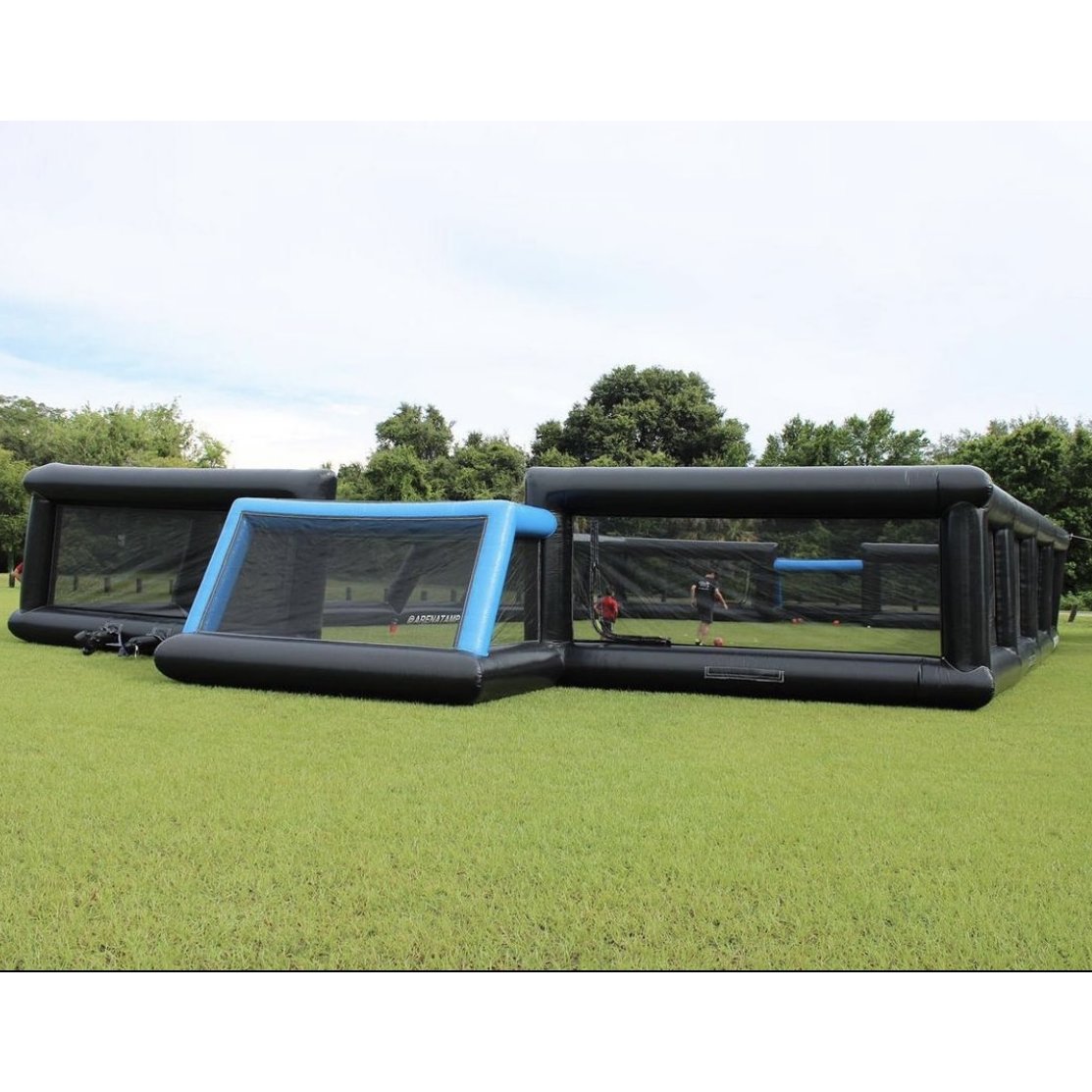 giant inflatable soccer field