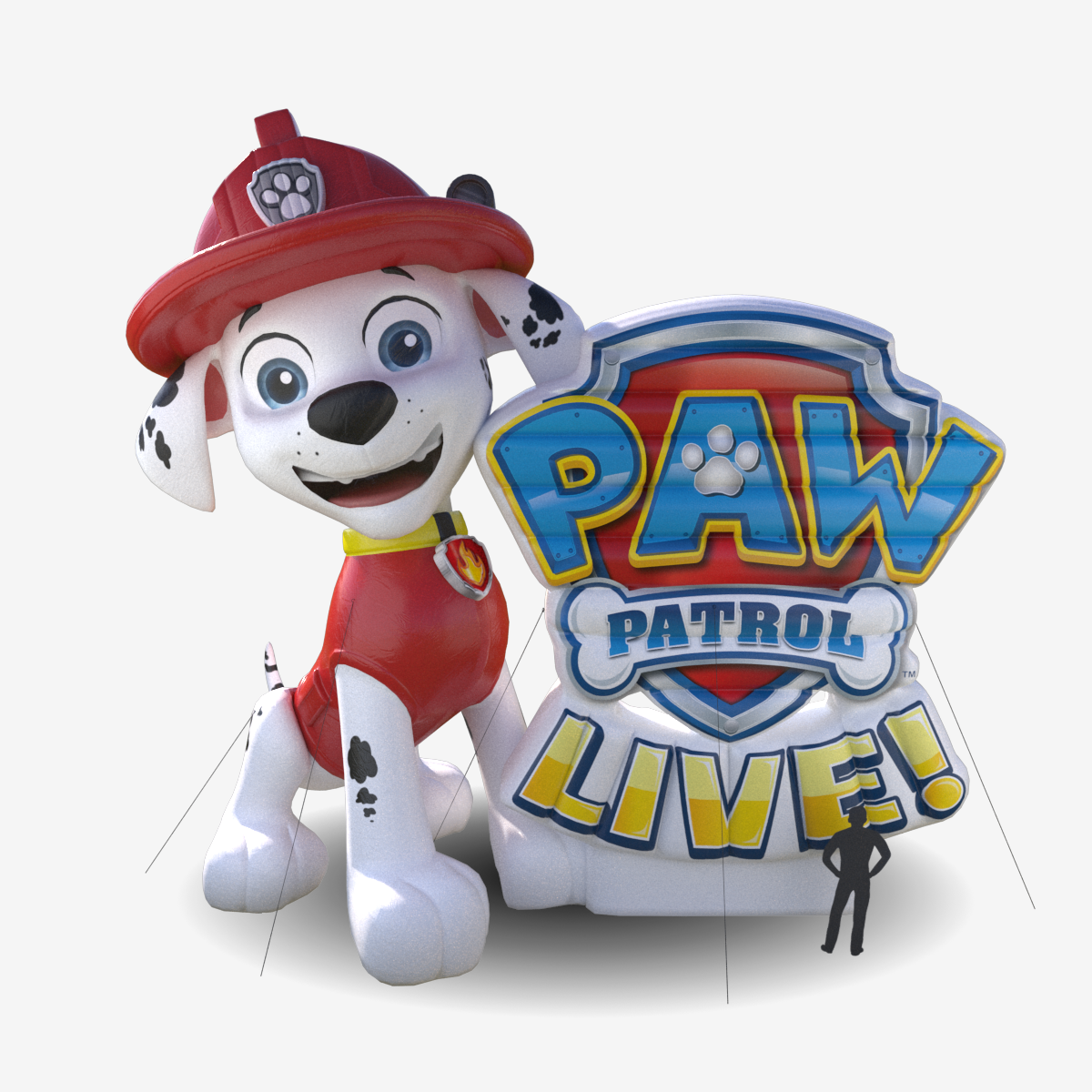 paw patrol custom inflatable