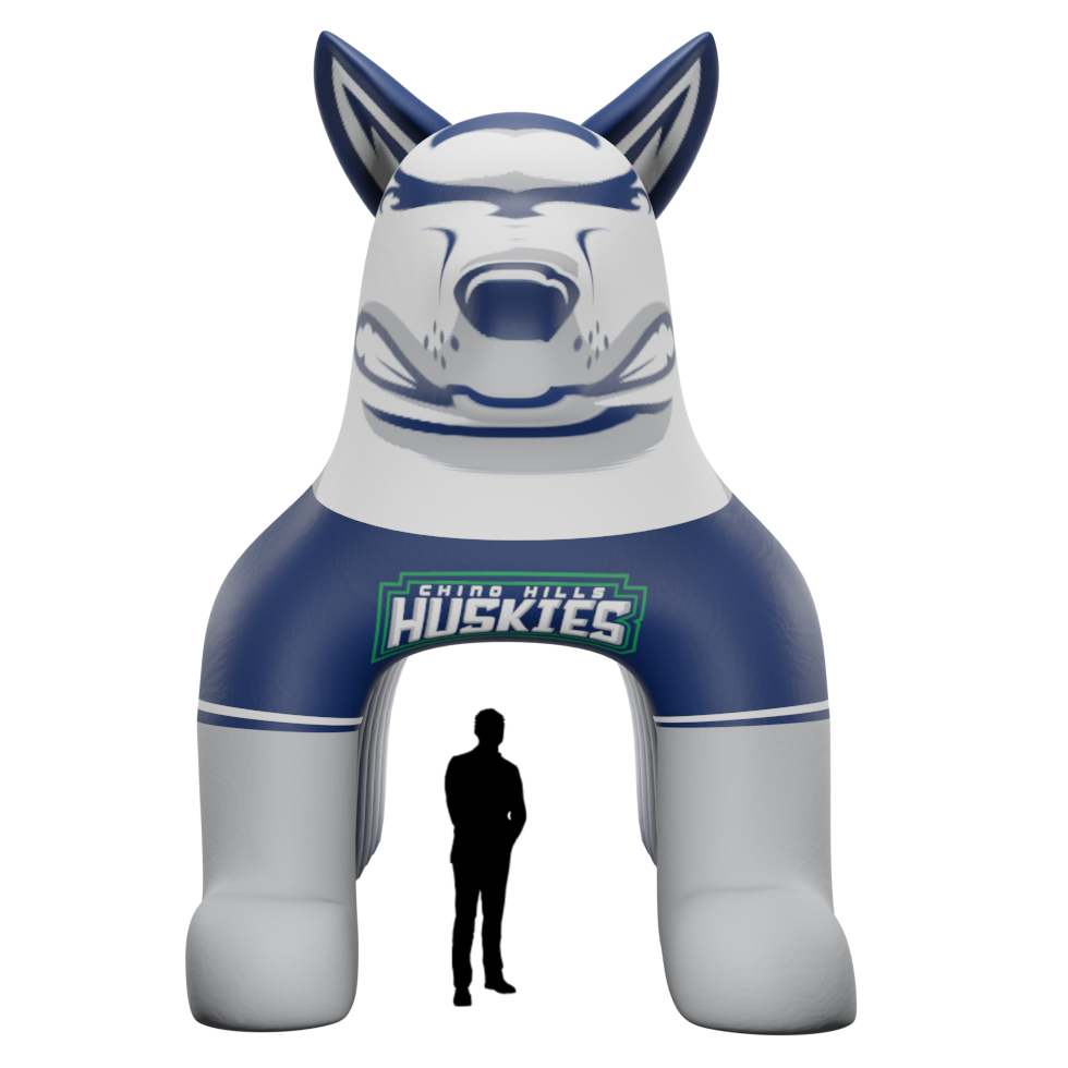 huskies inflatable tunnel