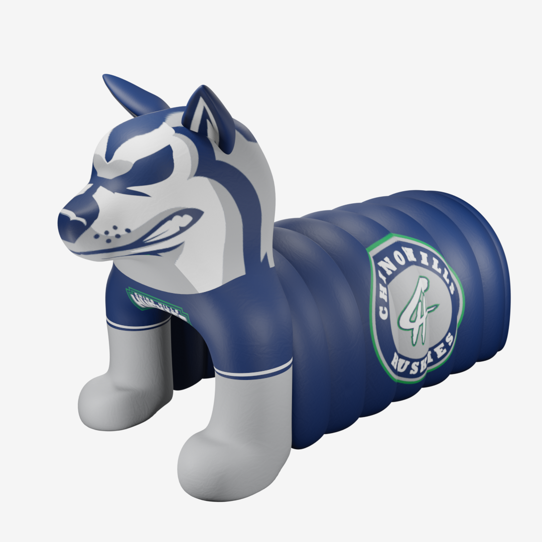 wolf custom tunnel inflatable