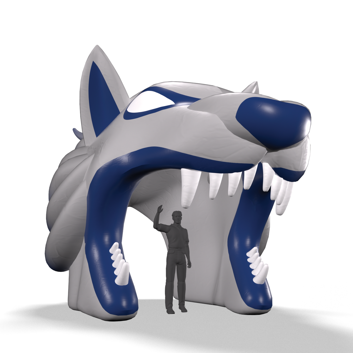 wolf tunnel inflatable